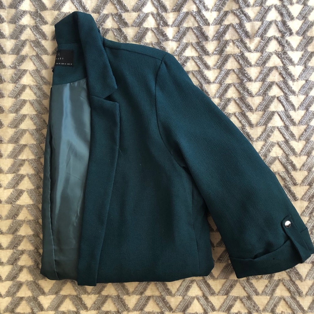 WINDSOR OVERSIZED DARK EMERALD BLAZER